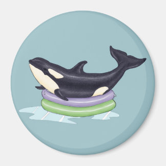 Aimant Orca dans la piscine
