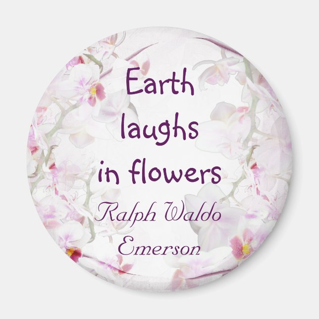 Aimant orchidée (Devant)