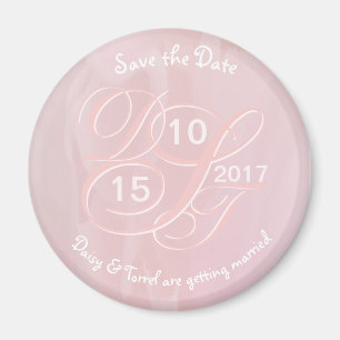 Aimant Orchidée vidée Enregistrer l'aimant de date