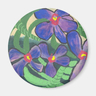 Aimant Orchidées dans l'aimant ombragé