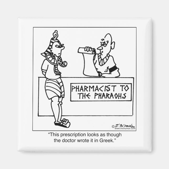 Aimant Ordonnance égyptienne Écrite Dans (Devant)