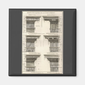 Aimant Ordres d'architecture, Entablatures Vintages