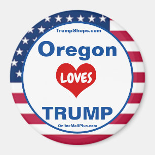 Aimant Oregon ADORE TRUMP Réfrigérateur Patriotique