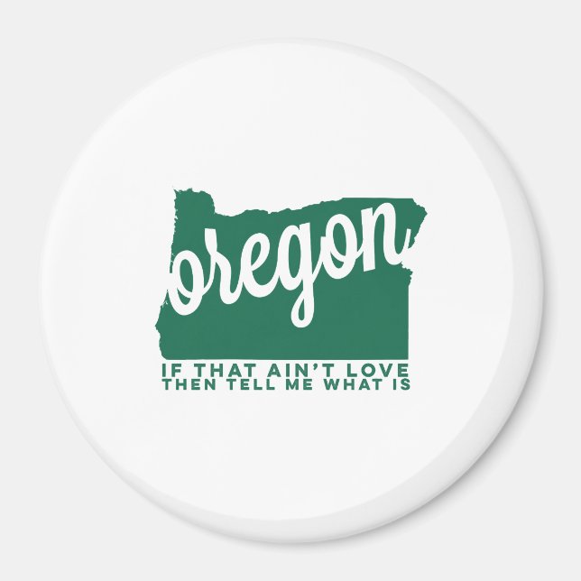 Aimant oregon | paroles de chansons | vert (Devant)