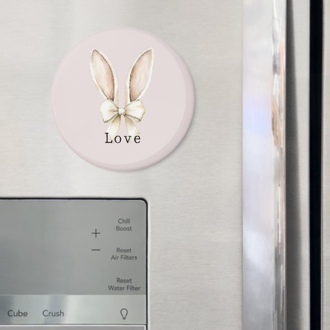 Aimant Oreilles de lapin de Pâques Nœud Amour (In situ (réfrigérateur))