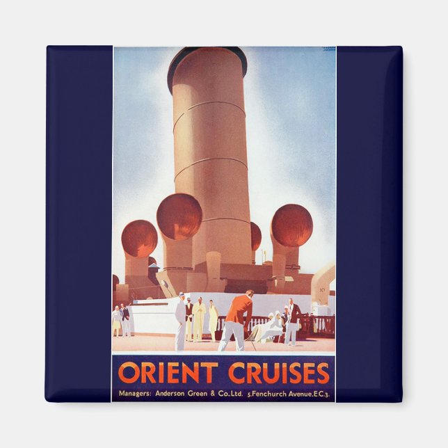 Aimant Orient Cruises Big Funnel (Devant)