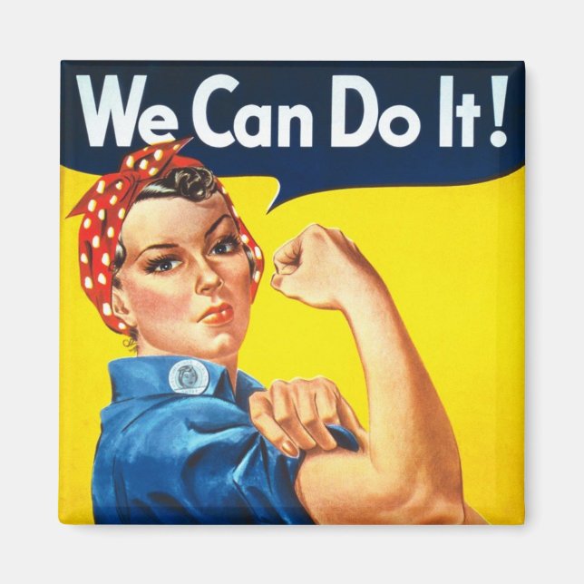 Aimant Original Rosie Le Riveter (Devant)
