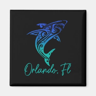 Aimant Orlando Fl Requin Plongée Scu Surfeur Surf Floride