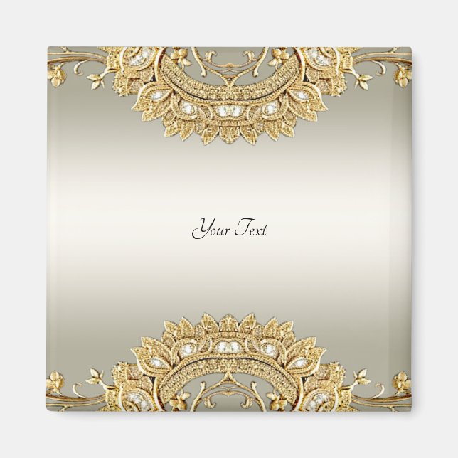 Aimant Orné Doré (Devant)