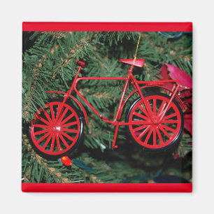 Aimant Ornement à vélo sur un arbre de Noël