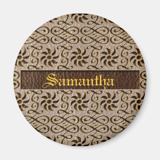 Aimant Ornement en cuir doux