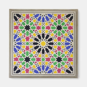 Aimant Ornement mosaïque dans le côté sud de la Cour de