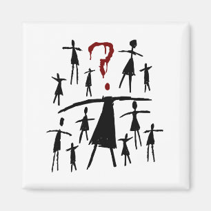 Aimant Orphelin noir   Helena - Croquis sur le clone