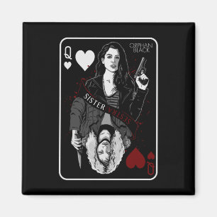 Aimant Orphelin noir   Sarah & Helena - Soeur/Sestra