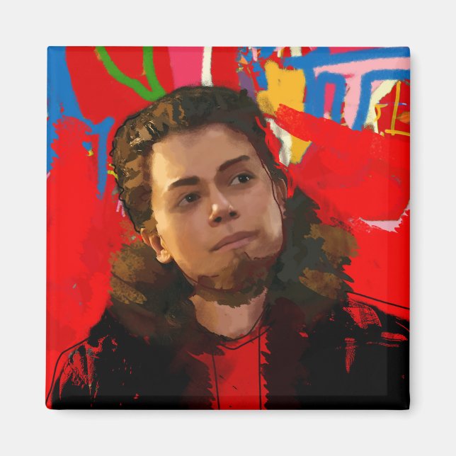 Aimant Orphelin noir | Tony Sawicki - Transgenre Cool (Devant)