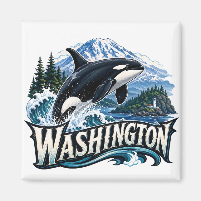 Aimant Orque de Washington (Devant)