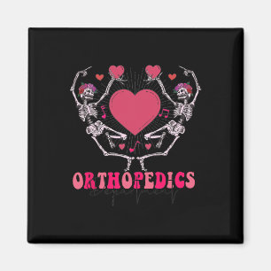 Aimant Ortho Squad Retro Valentine#39 ; s Jour Infirmière