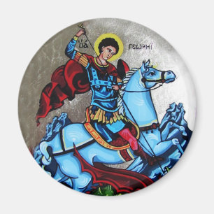 Aimant orthodoxe d'icône de St George