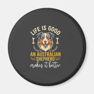 Aimant Os Australien Bonne Vie Bone de chien de berger