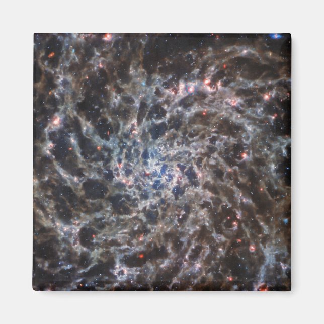 Aimant Os de Galaxy IC5332 de JWST (Devant)