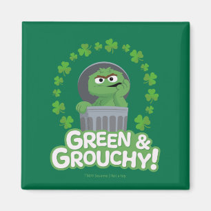 Aimant Oscar Green & Grouchy !