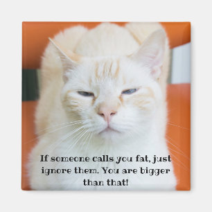 Aimant Oscar le chat drôle insultant