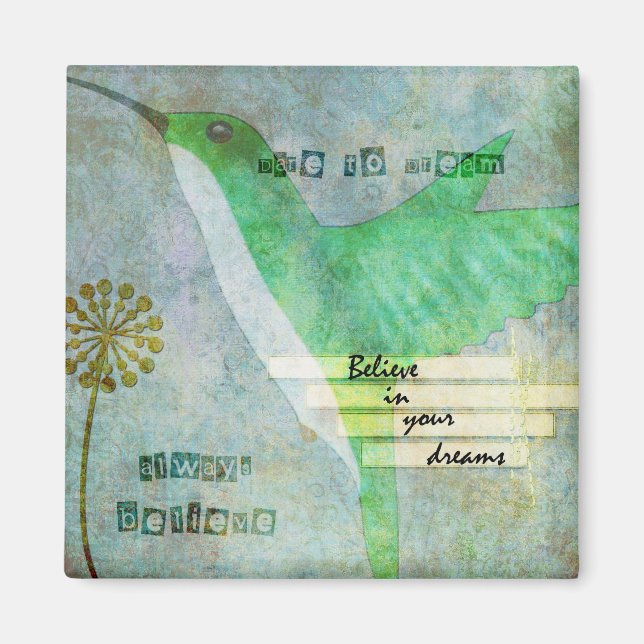 Aimant Oser rêver Colibri (Devant)