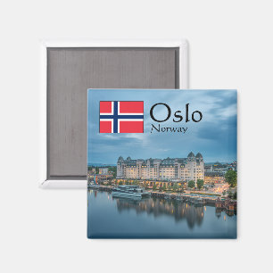 Aimant Oslo Norvège Souvenir