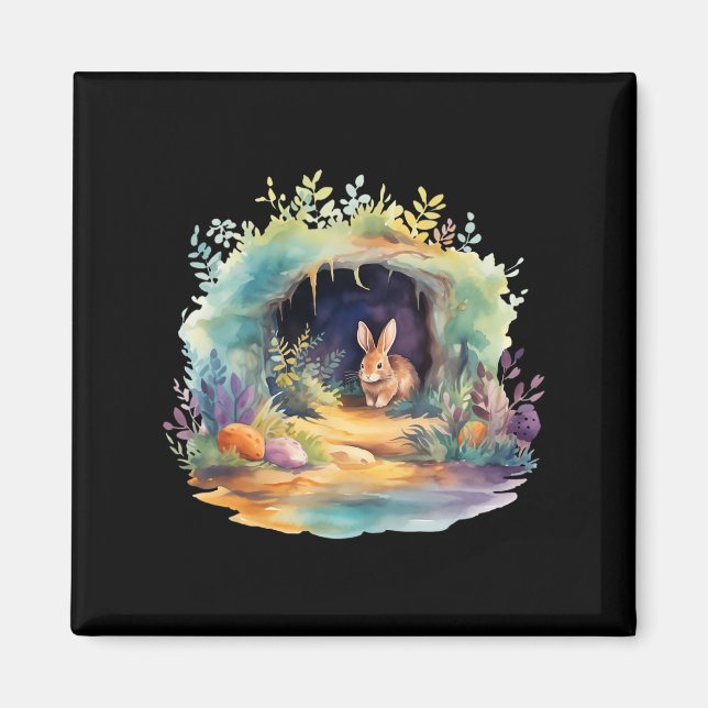 Aimant Ostara de Pâques Eostre Pagan Witchcraft Mois de p (Devant)