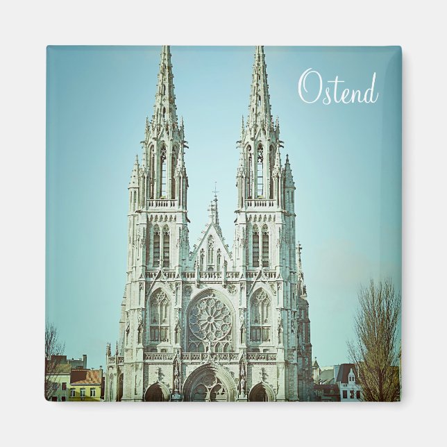 Aimant Ostende, voyage en Belgique (Devant)
