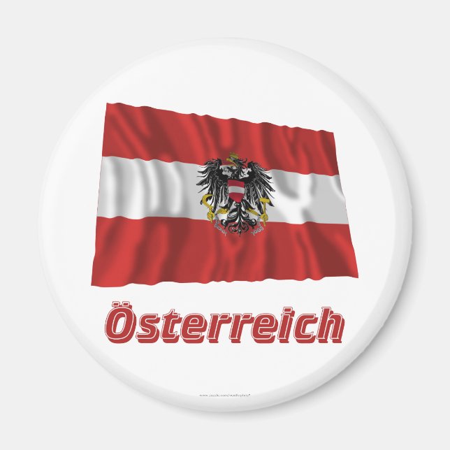 Aimant Österreich Fliegende Dienstflagge, nom de deutsche (Devant)
