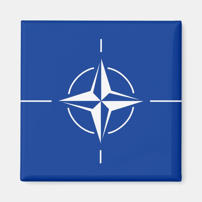 Aimant OTAN Atlantic Treaty Organization Allia (Devant)