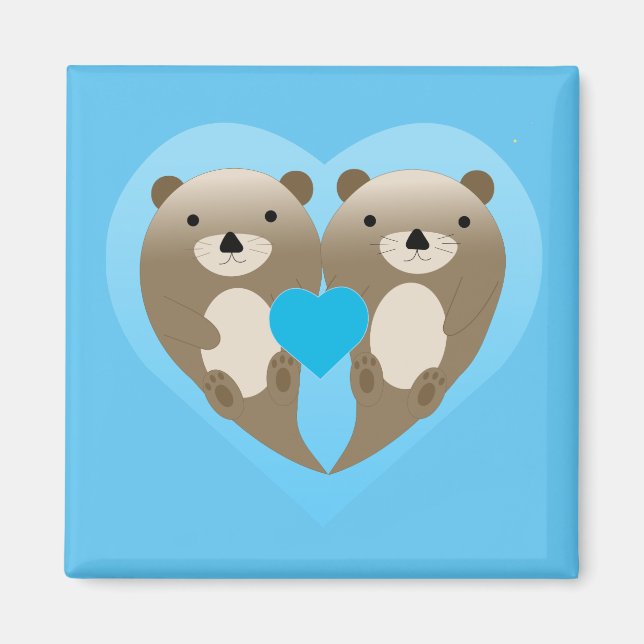 Aimant Otter Love (Devant)