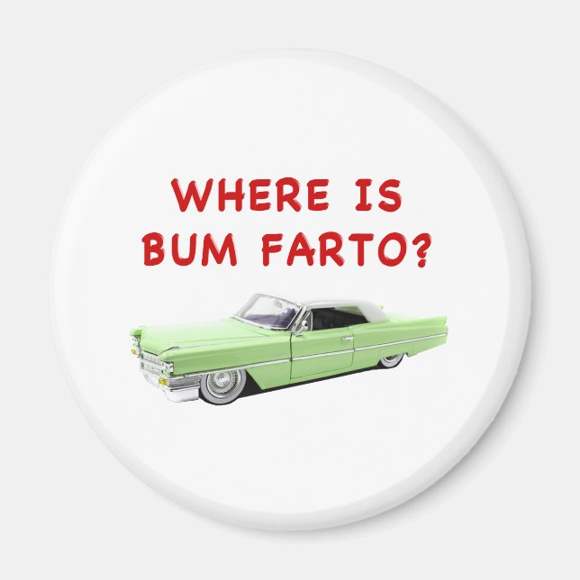 Aimant Où est bum farto ? (Devant)