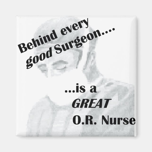 Aimant OU infirmière (Devant)