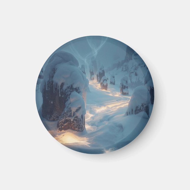 Aimant Où la lumière erre en hiver (Devant)