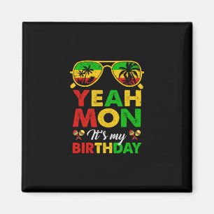 Aimant Ouais Mon Jamaïcain Jamaïque Fête d'anniversaire F