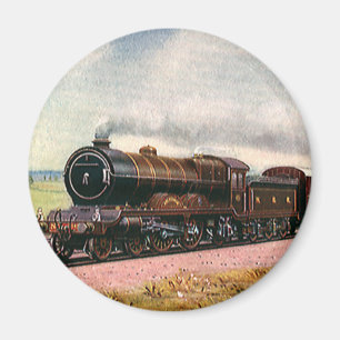 Aimant Ouest américain vintage, train de la frontière occ