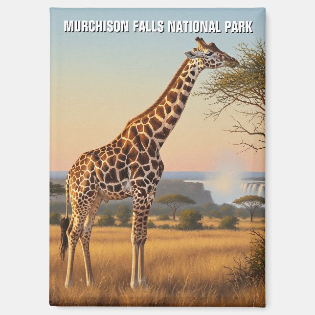 Aimant Ouganda Murchison Falls National Park Travel (Recto)