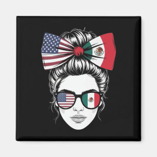 Aimant Oui I' ; m Tous Les Deux Fier Américain Mexicai