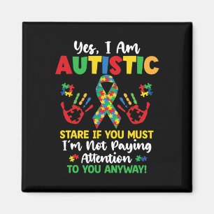 Aimant Oui Je Suis Autiste Sensibilisation sur l'autisme