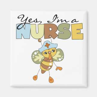 Aimant OUI, je suis infirmière T-shirts et cadeaux