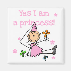 Aimant Oui je suis une princesse