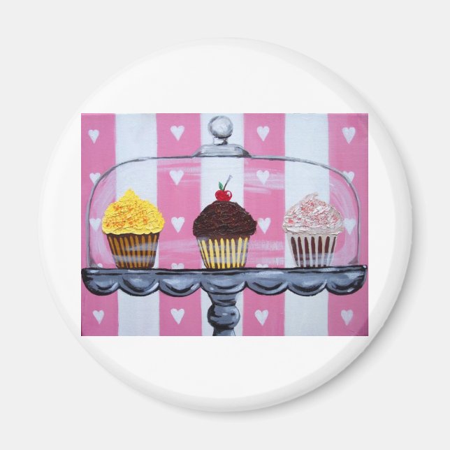 Aimant oui ! les cupcakes ! (Devant)