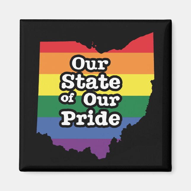 Aimant Our State of Our Pride Ohio (Devant)