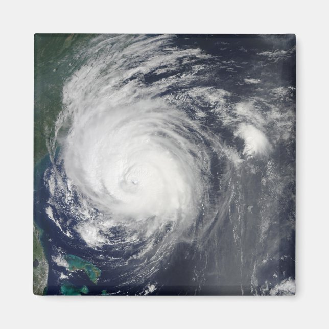 Aimant Ouragan Earl broutant la côte de Caroline du Nord (Devant)