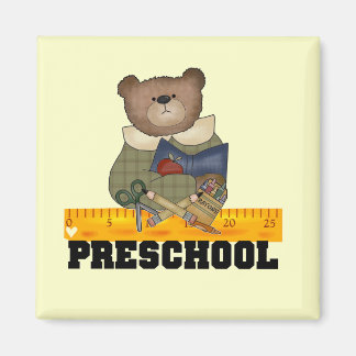 Aimant Ours avec la règle Tshirts et cadeaux préscolaires