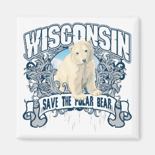 Aimant Ours blanc le Wisconsin