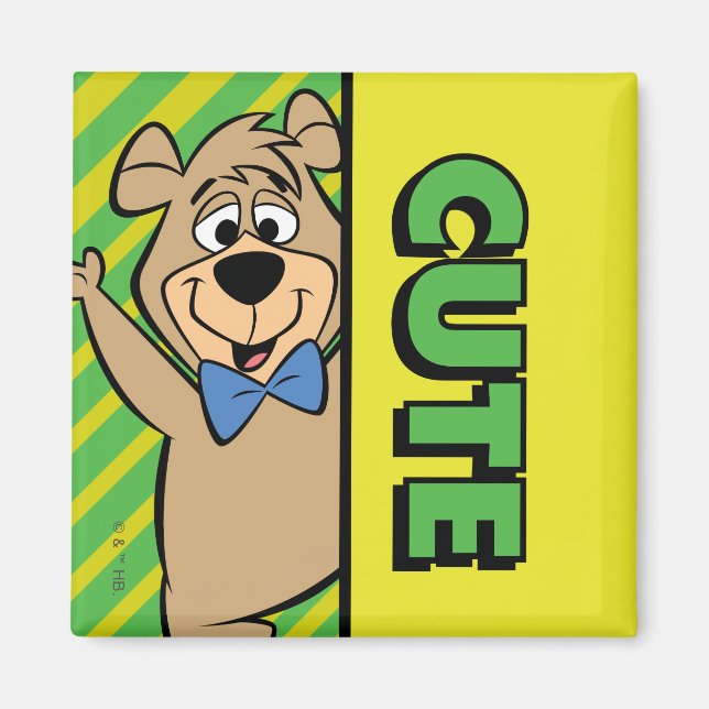 Aimant Ours Boo-Boo mignon (Devant)