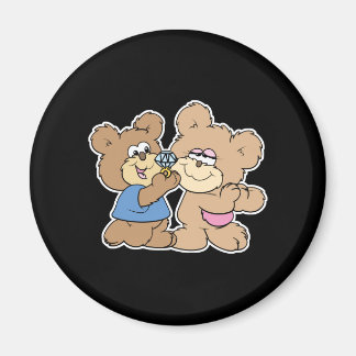 Aimant ours d'anniversaire de mariage